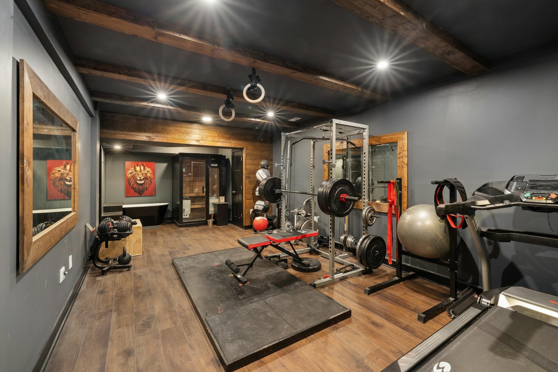 dark basements home gym setup ideas - 15 Brilliant Dark Basements Home Gym Setup Ideas Worth Trying This Year